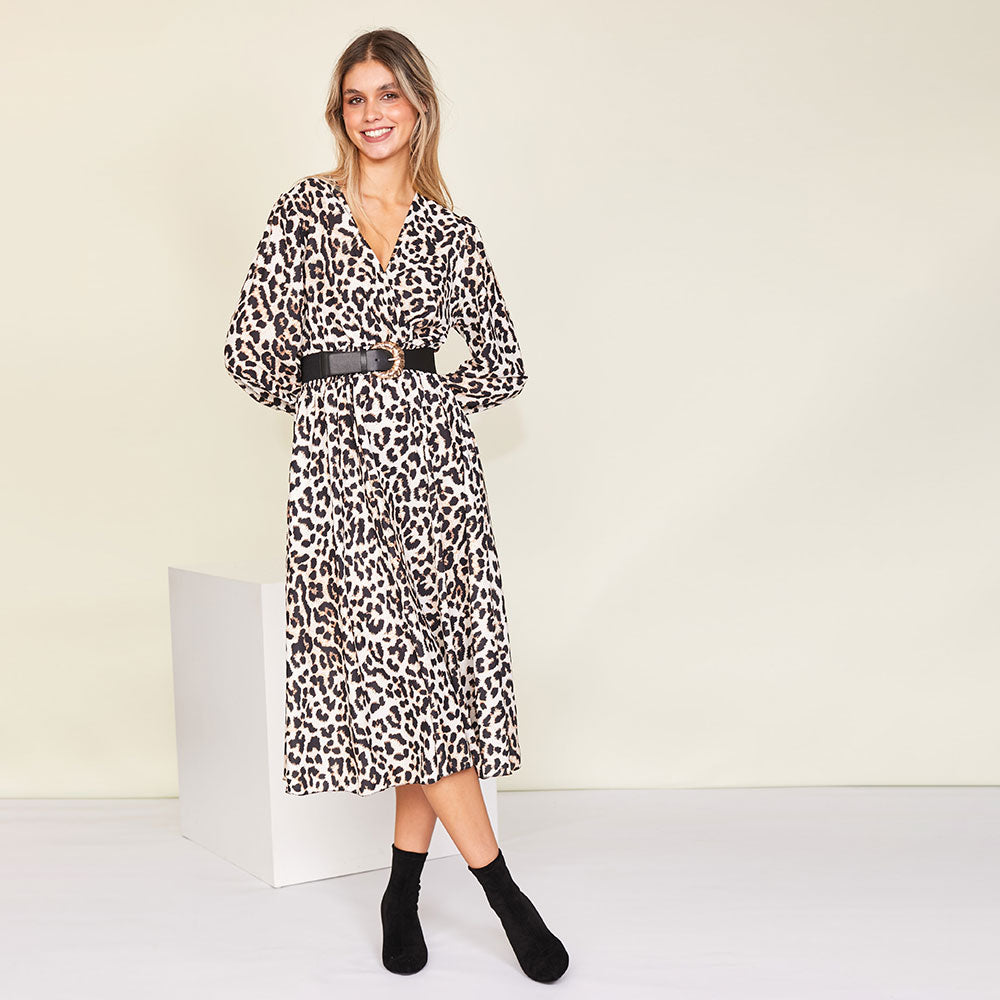 Caitlin Dress (Leopard)