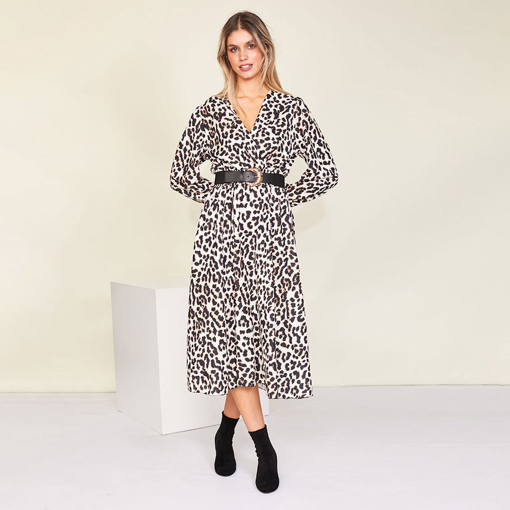 Caitlin Dress (Leopard)