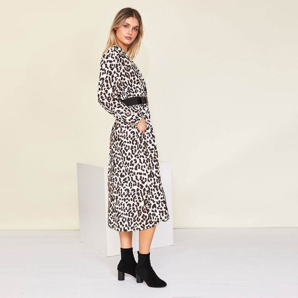 Caitlin Dress (Leopard)