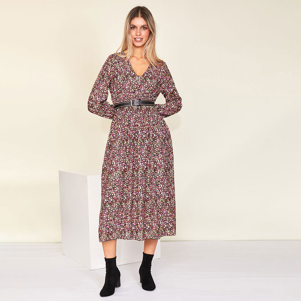 Emily Dress (Floral Pink)