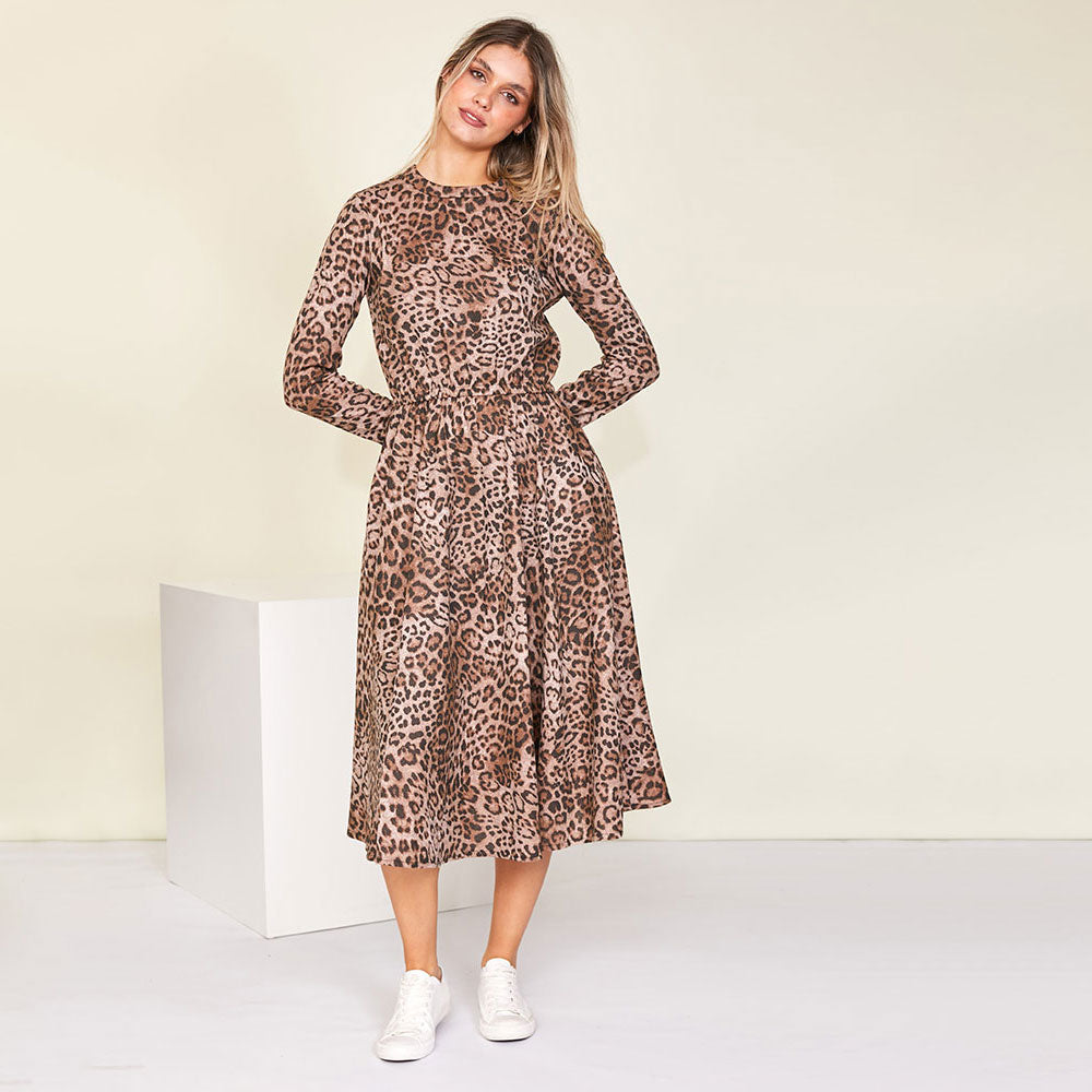 Annie Dress (Leopard) - The Casual Company