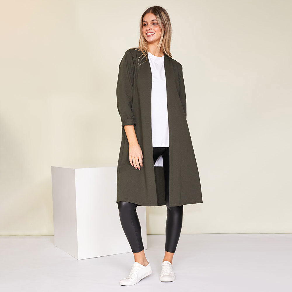 Janice Cardigan (Khaki)