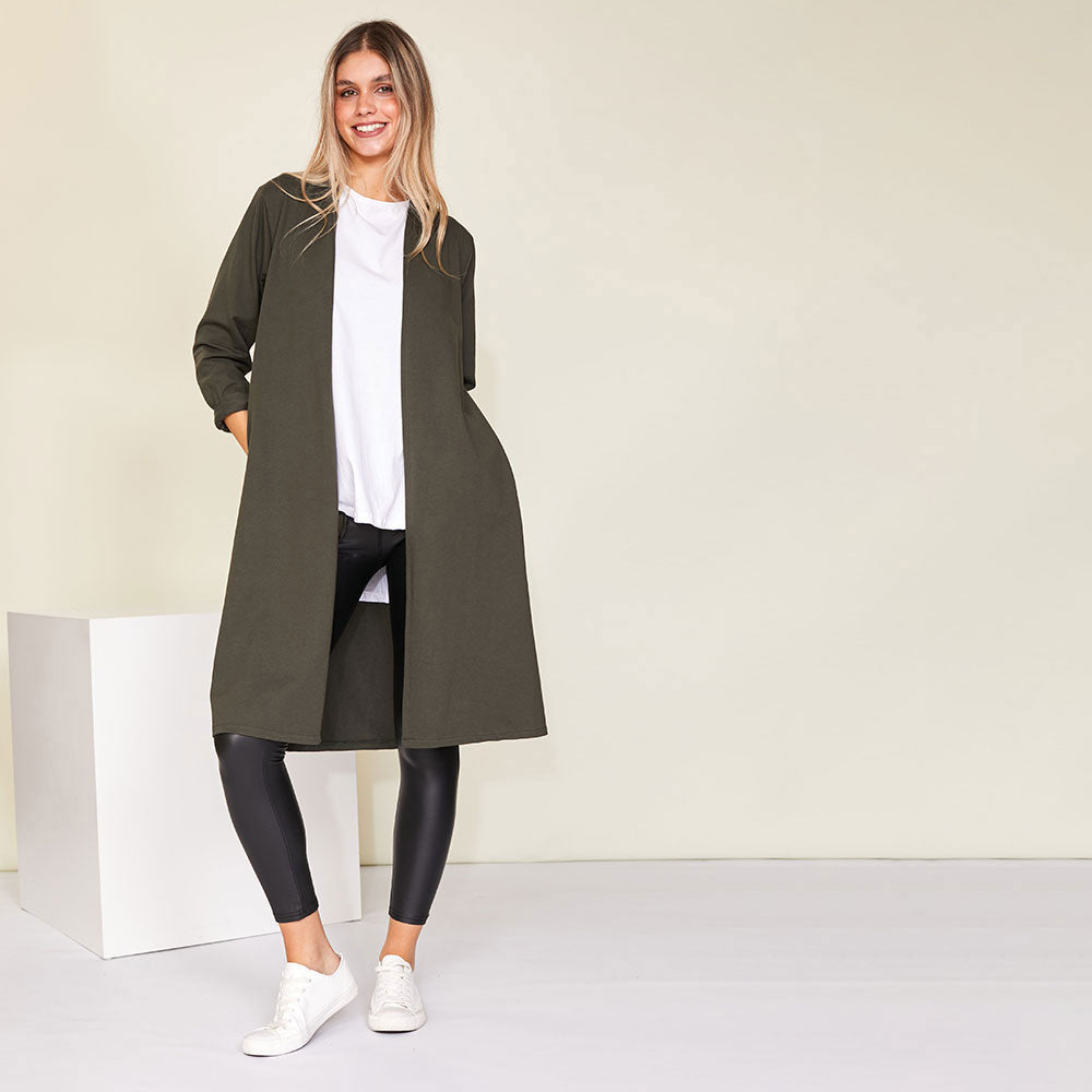 Janice Cardigan (Khaki)