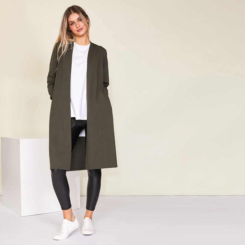 Janice Cardigan (Khaki)