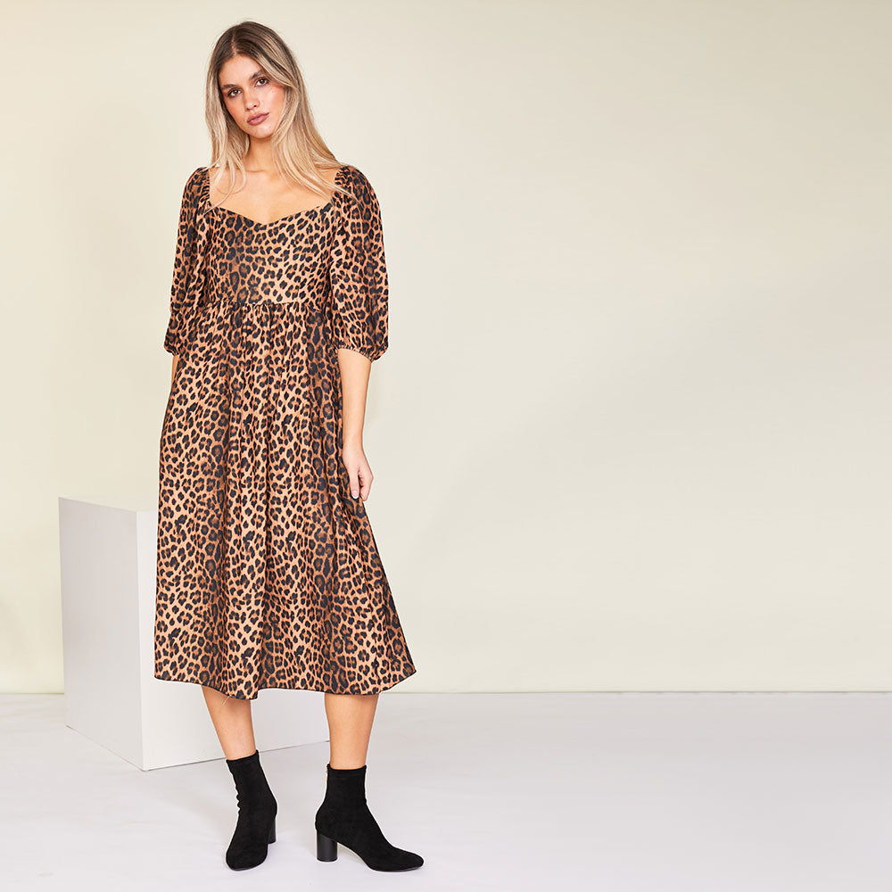 Kadie Leopard Dress (Classic)