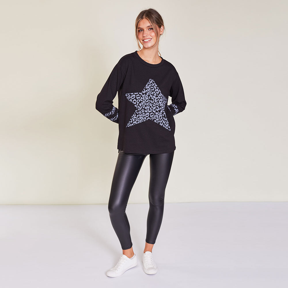 Ali Sweatshirt (Black) - The Casual Company
