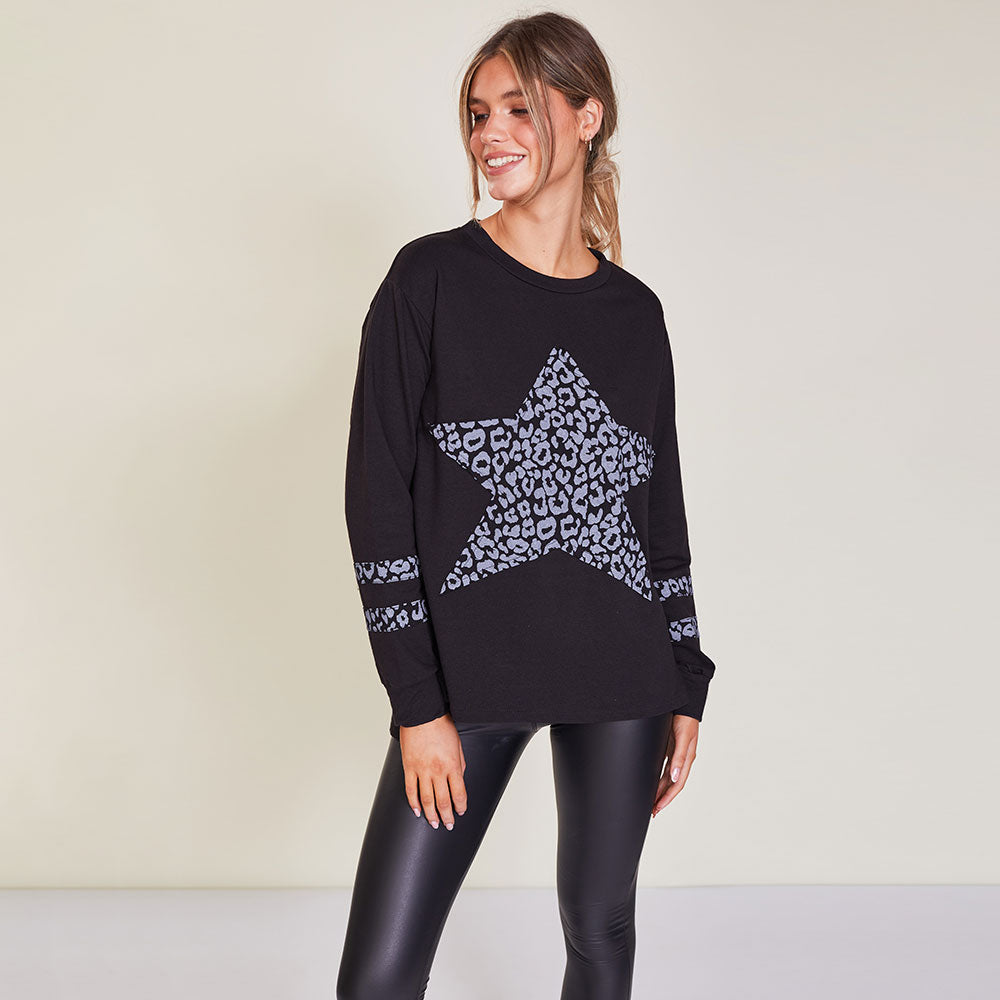 Ali Sweatshirt (Black) - The Casual Company