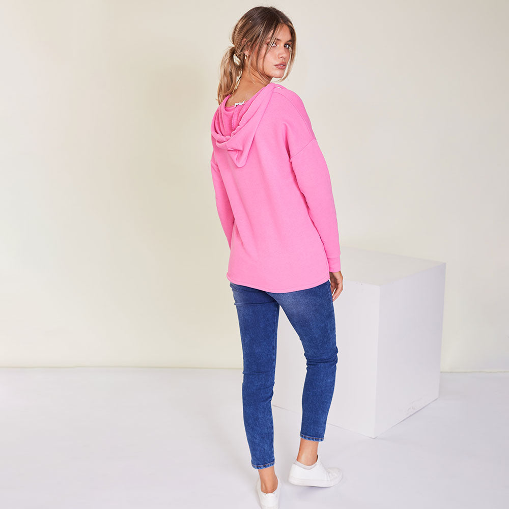 Belle Hoody (Pink) - The Casual Company
