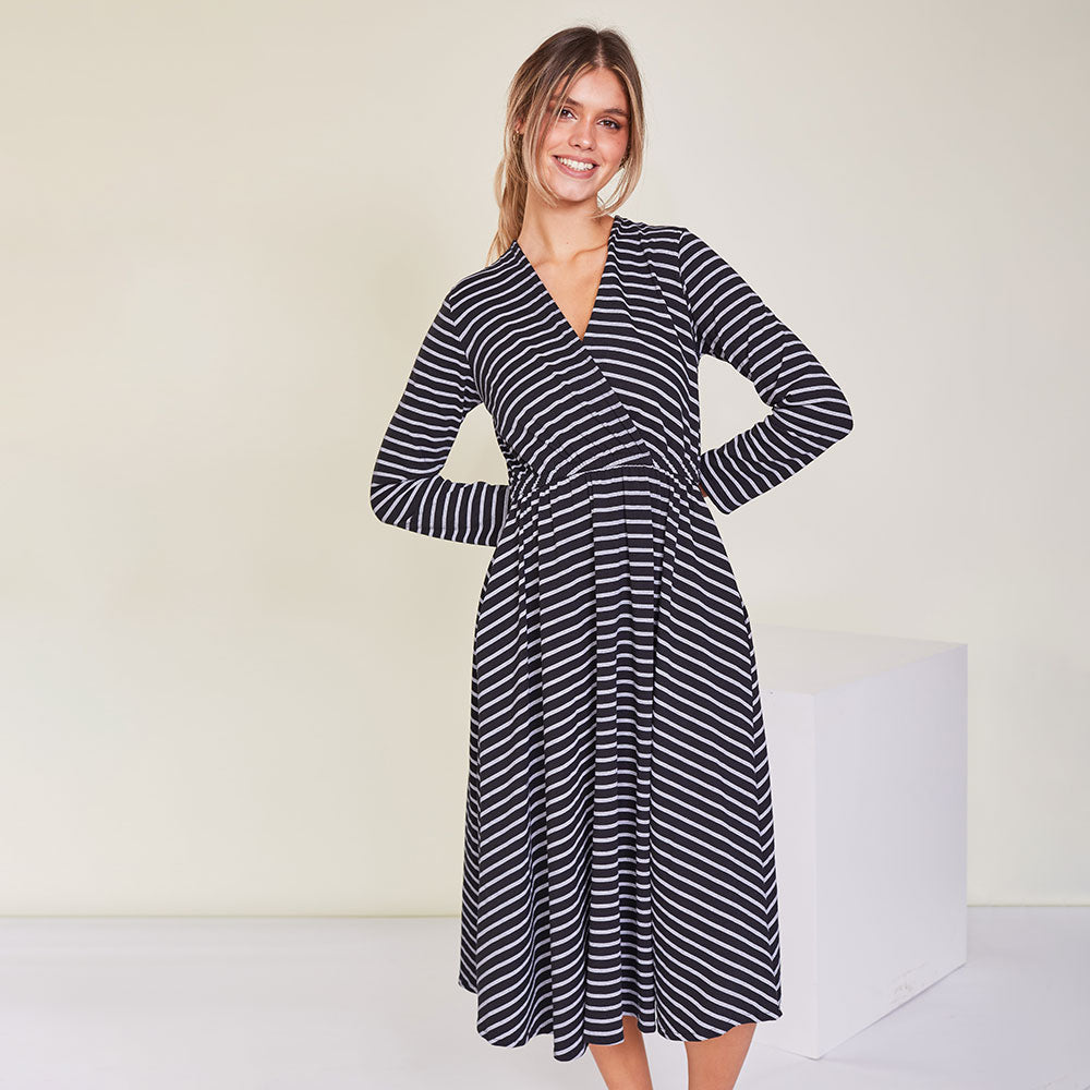 Sutton Dress (Stripe)