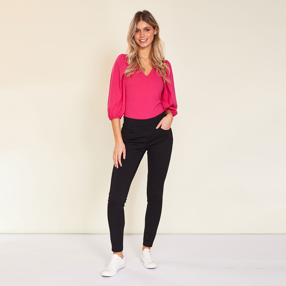Chloe Leggings (Black) - The Casual Company