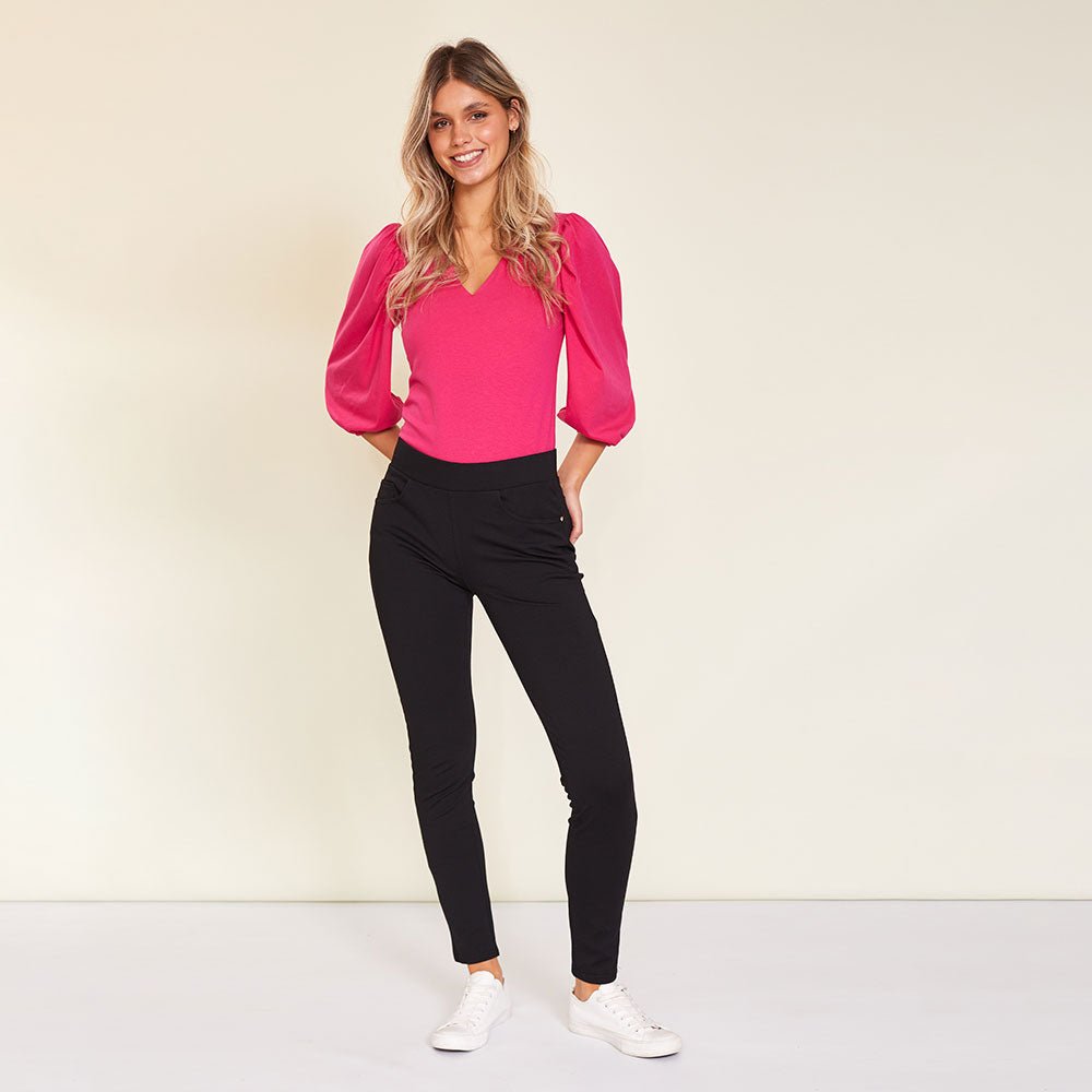 Chloe Leggings (Black) - The Casual Company