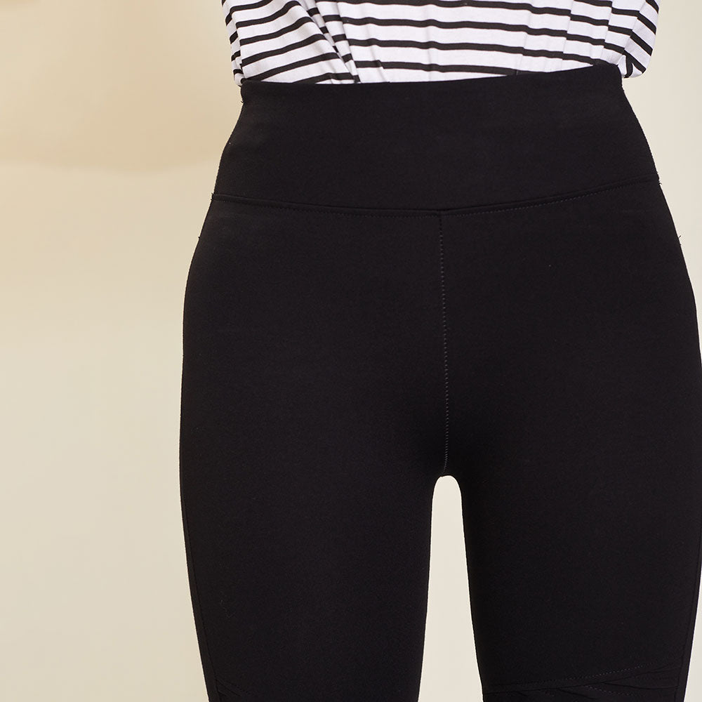 Jade Biker Spandex Legging (Black)