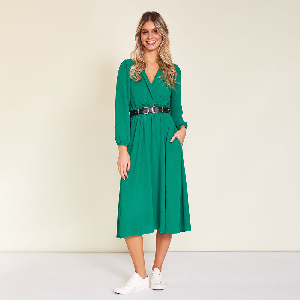Carrie Dress (Forest Green)