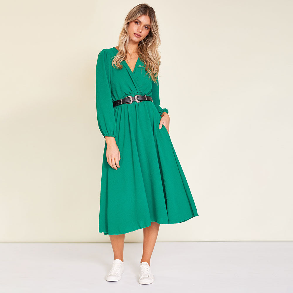 Carrie Dress (Forest Green)