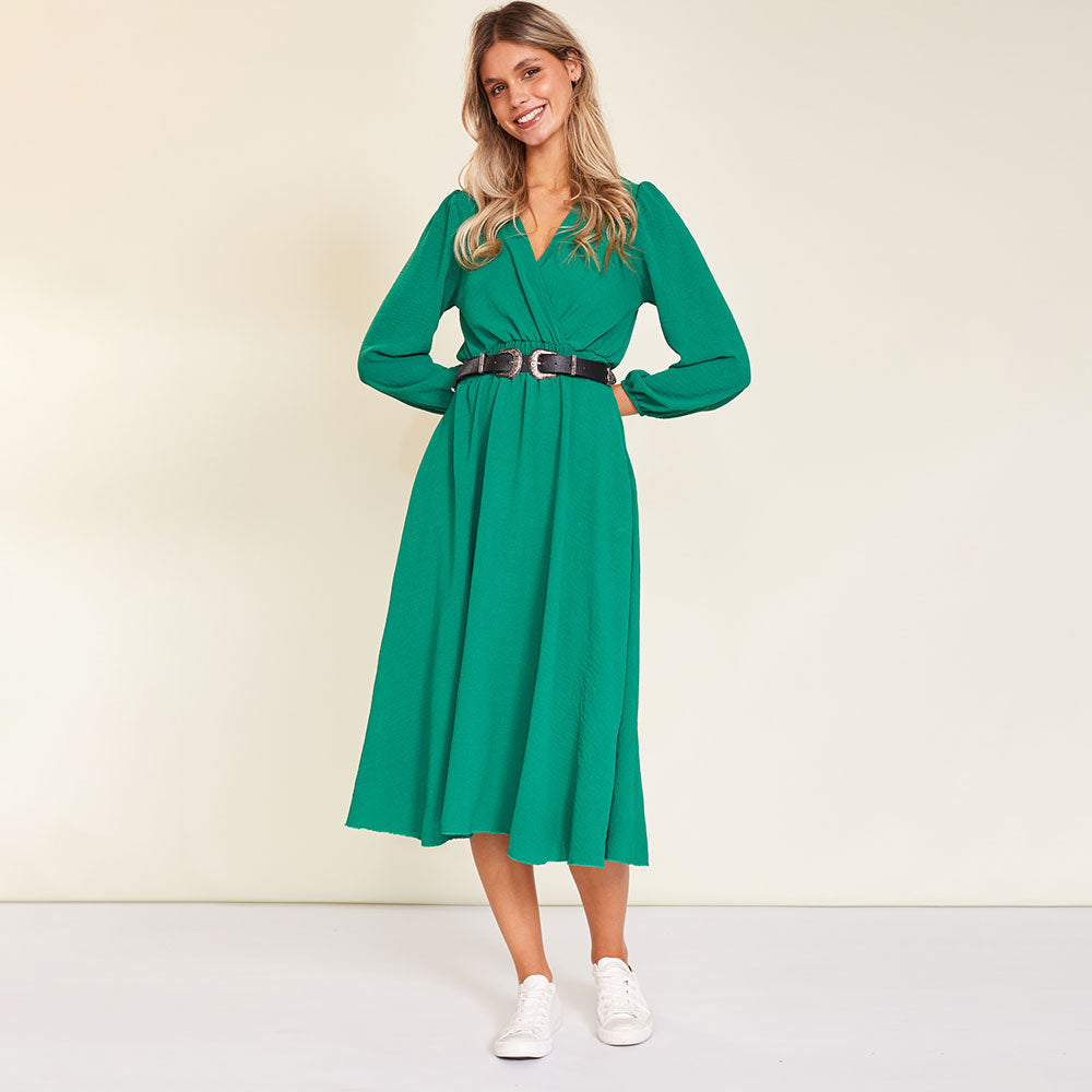Carrie Dress (Forest Green)