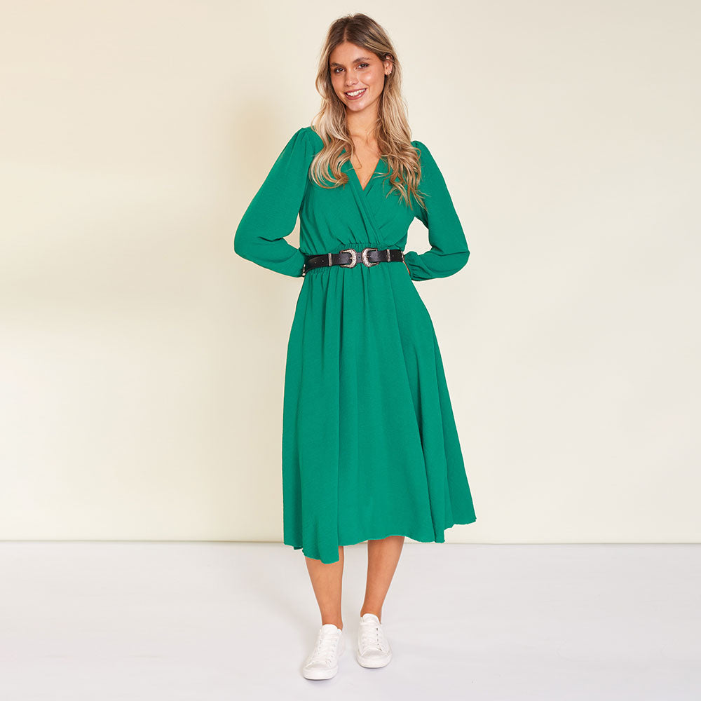 Carrie Dress (Forest Green)