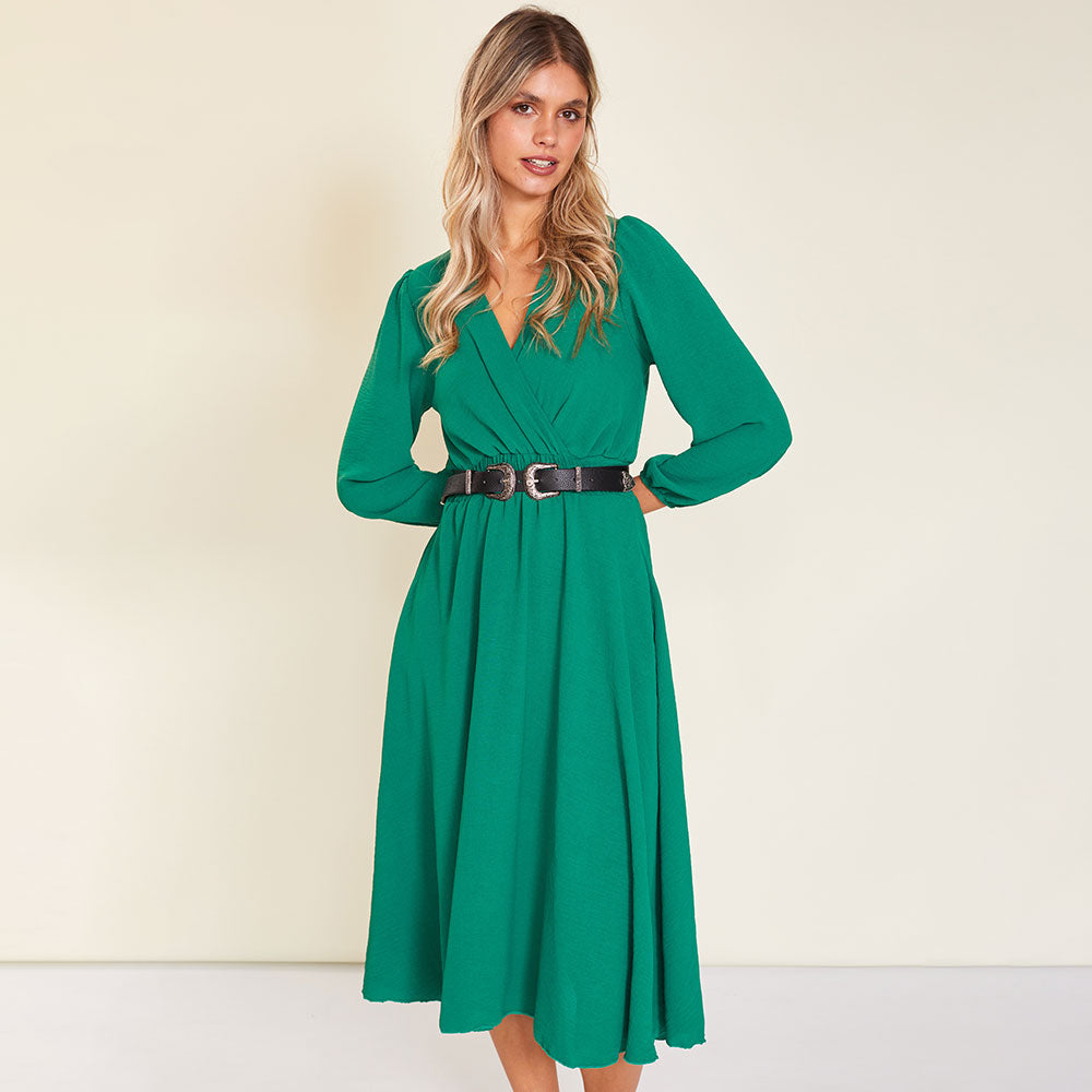 Carrie Dress (Forest Green)