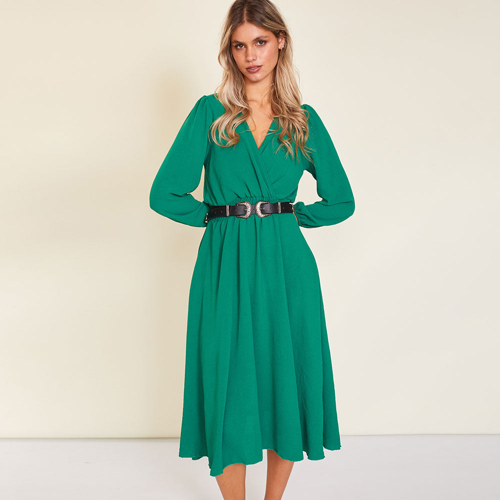 Carrie Dress (Forest Green)