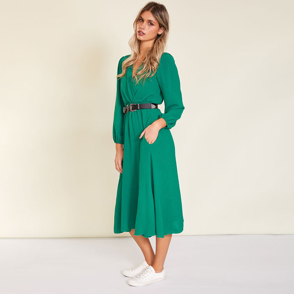 Carrie Dress (Forest Green)