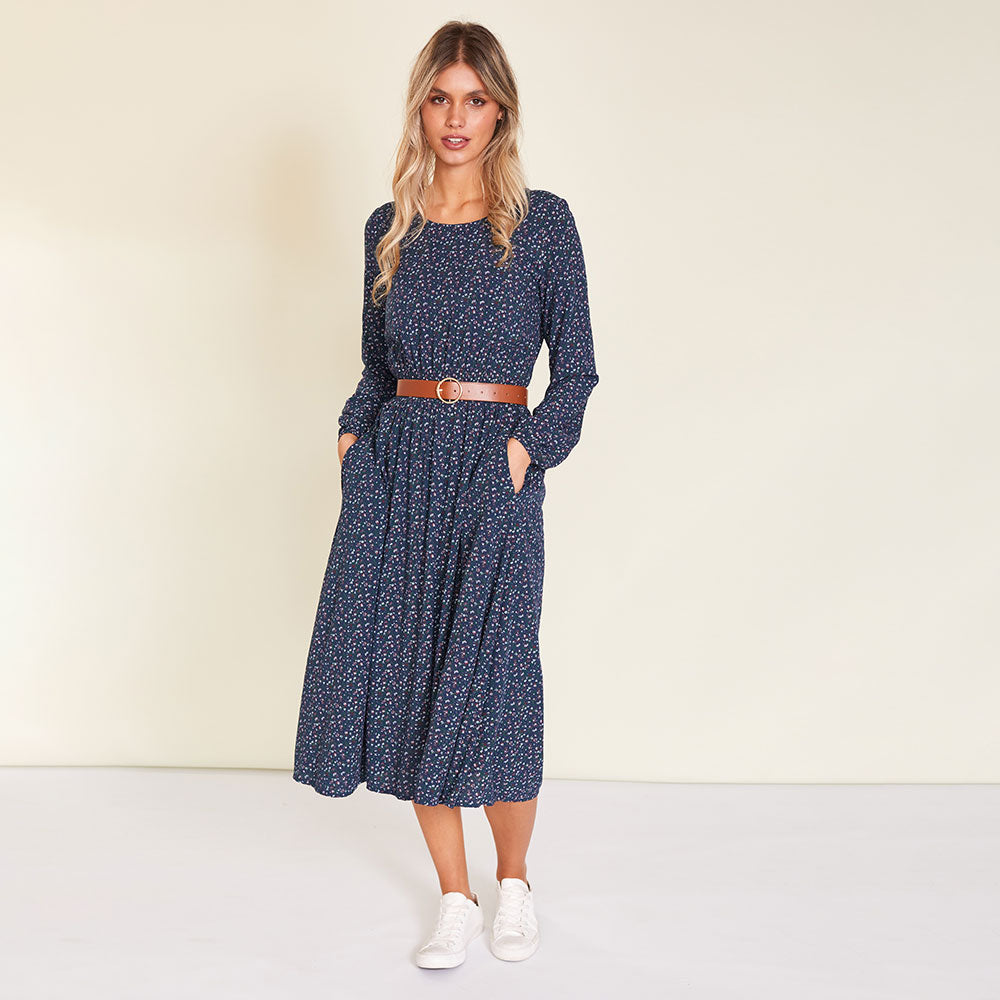 May Dress (Navy)