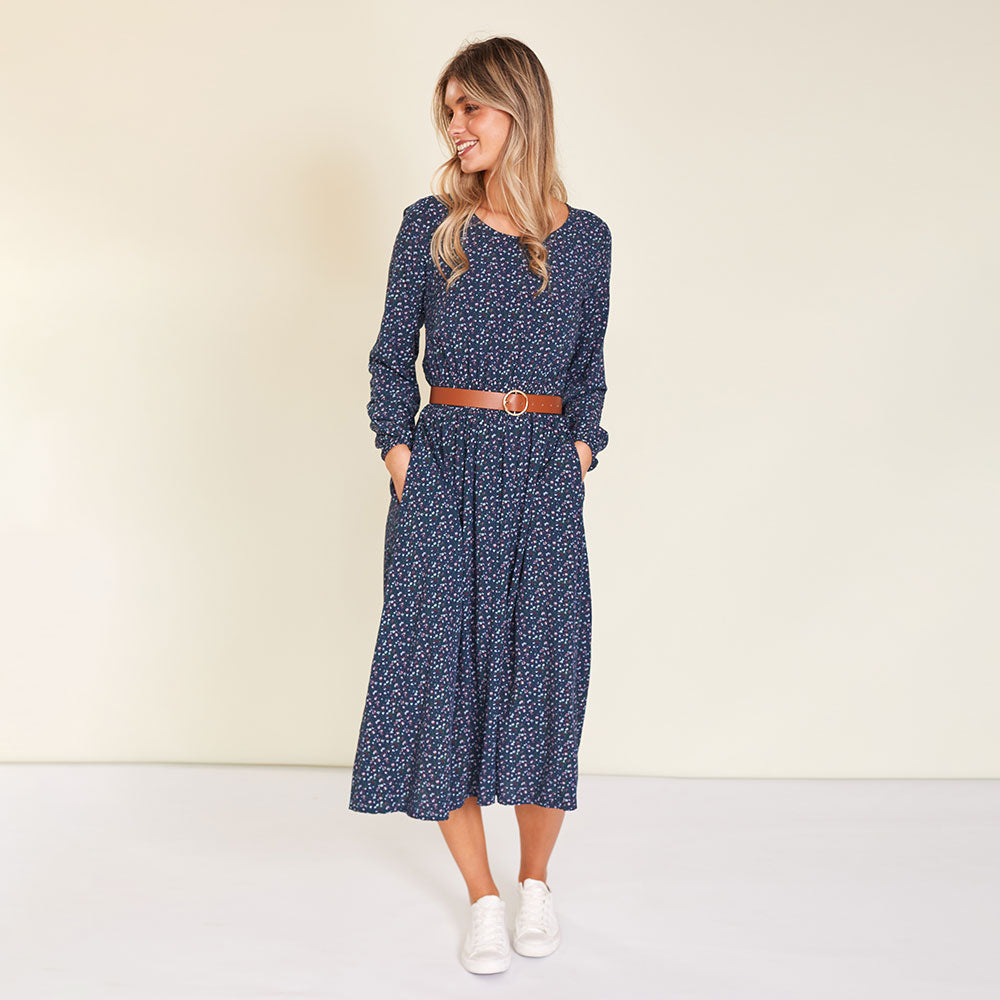 May Dress (Navy)
