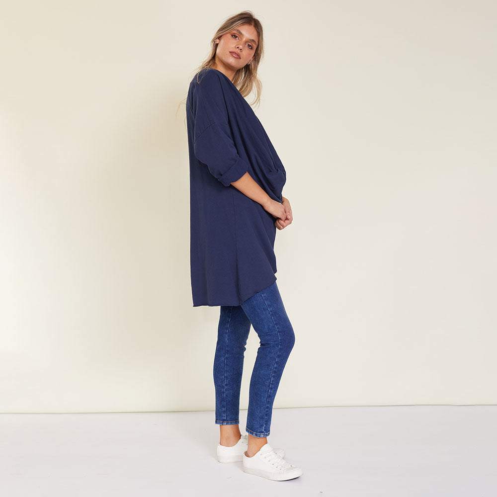 Suki Cardigan (Navy)