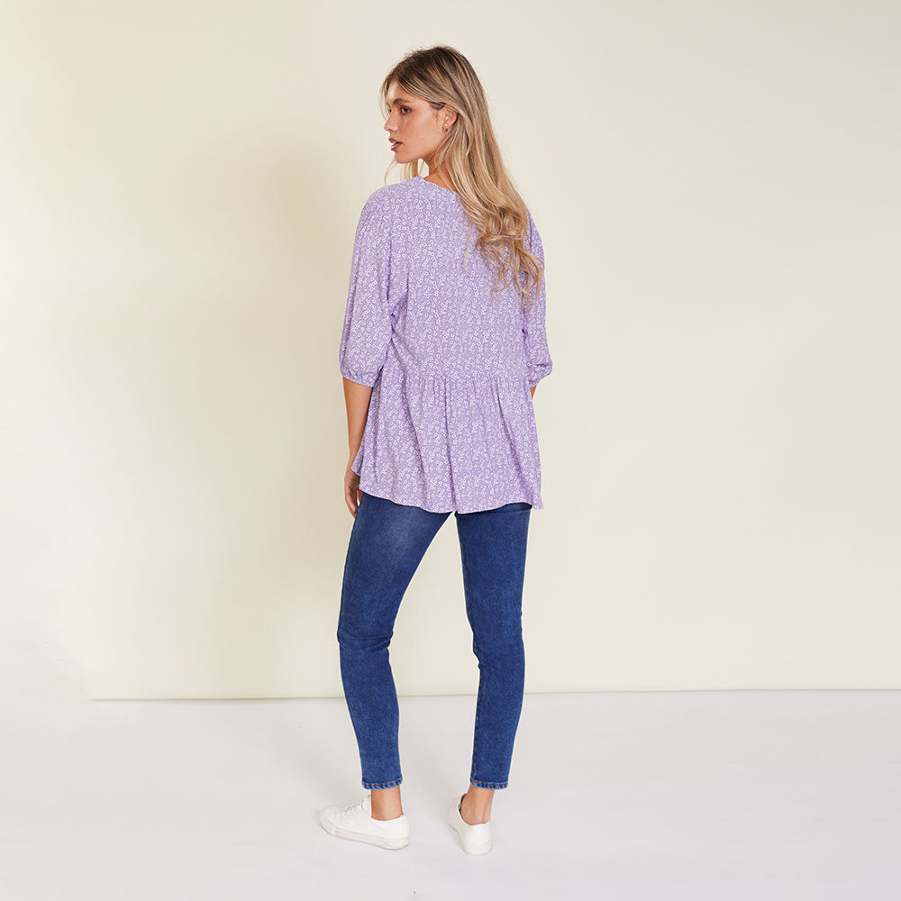 Nina Top (Lilac) - The Casual Company