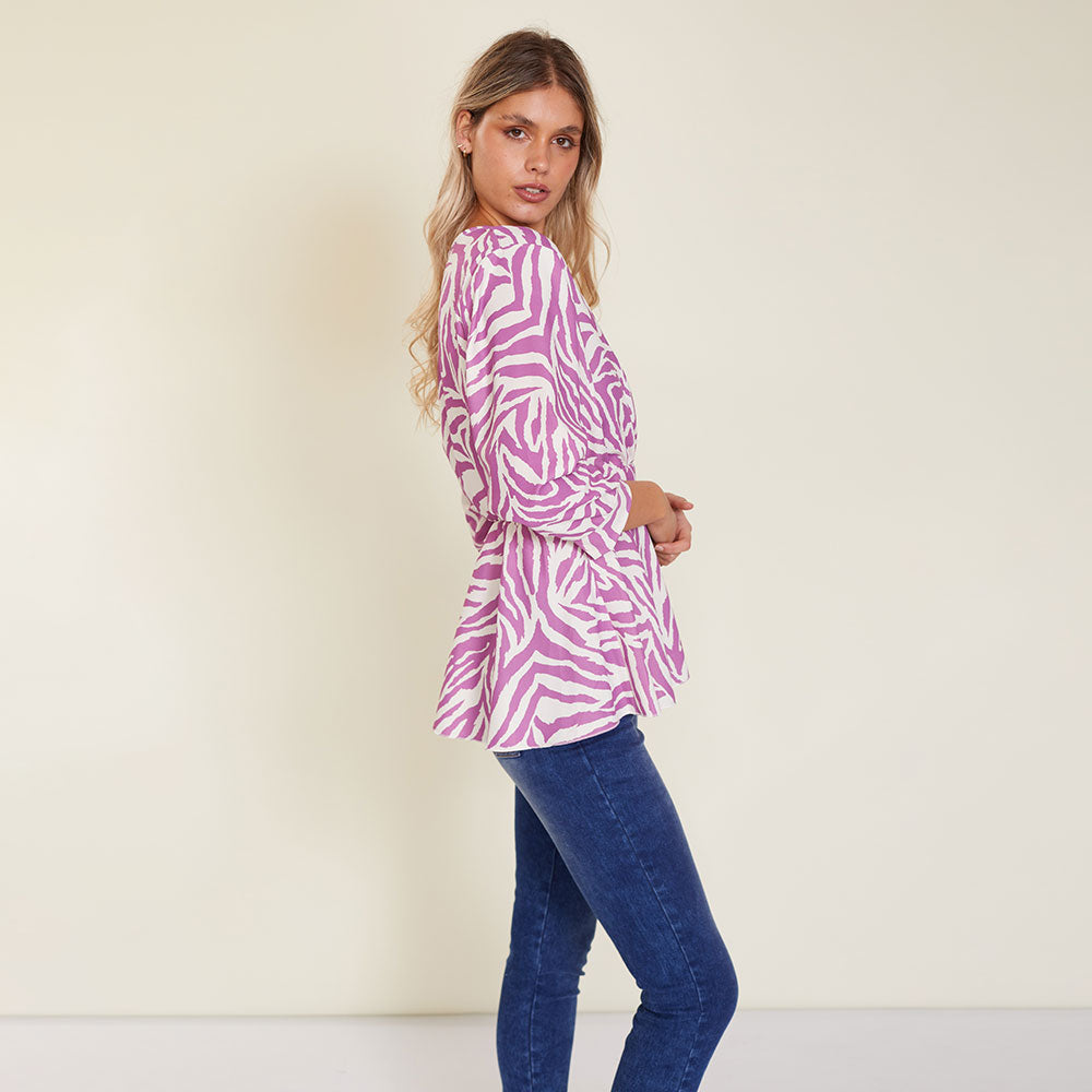 Pearl Top ( Zebra Lilac)