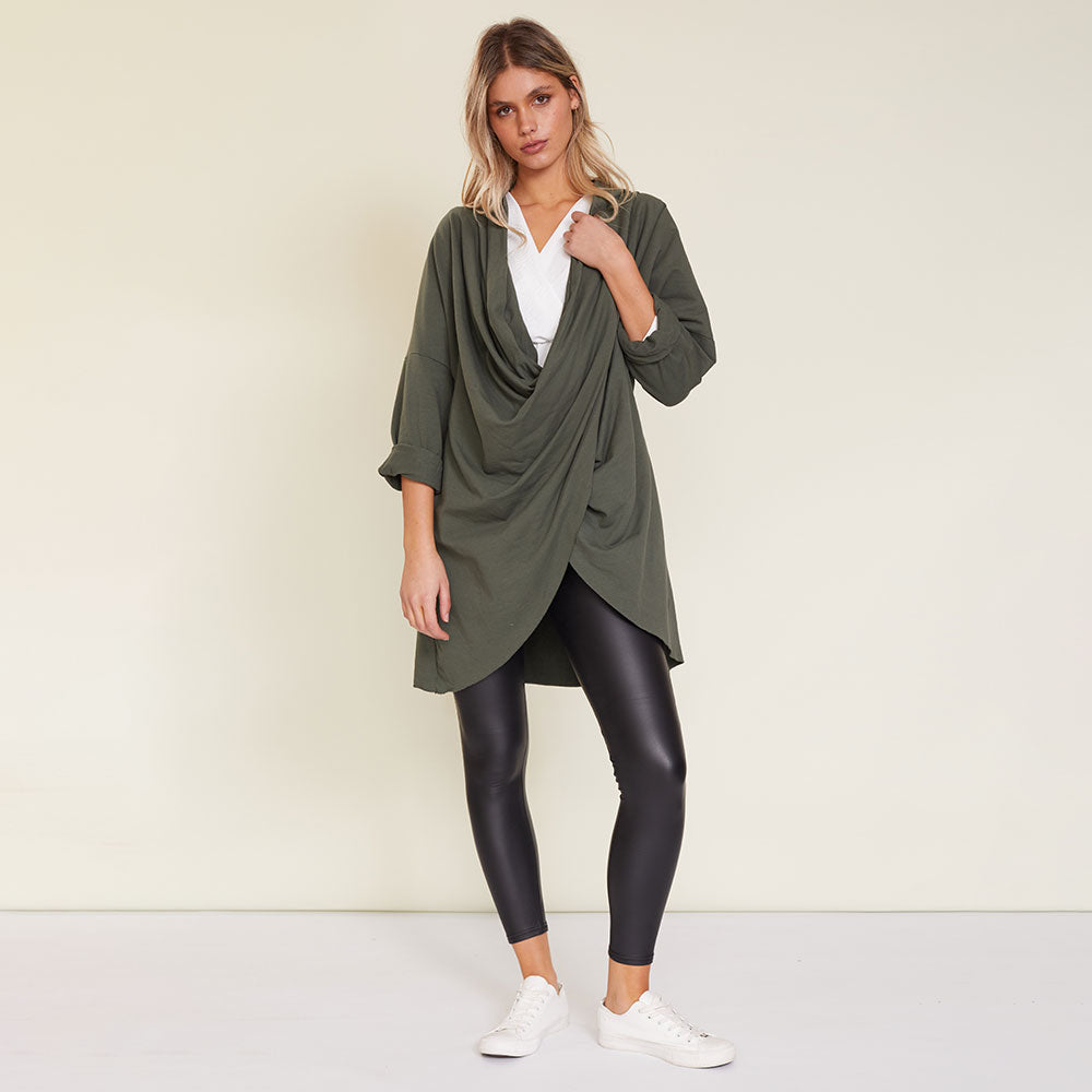 Suki Cardigan (Khaki)