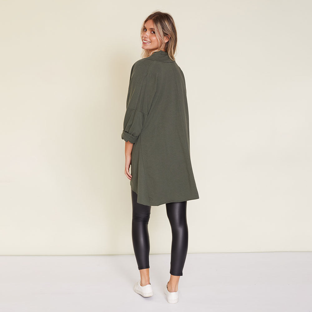 Suki Cardigan (Khaki)