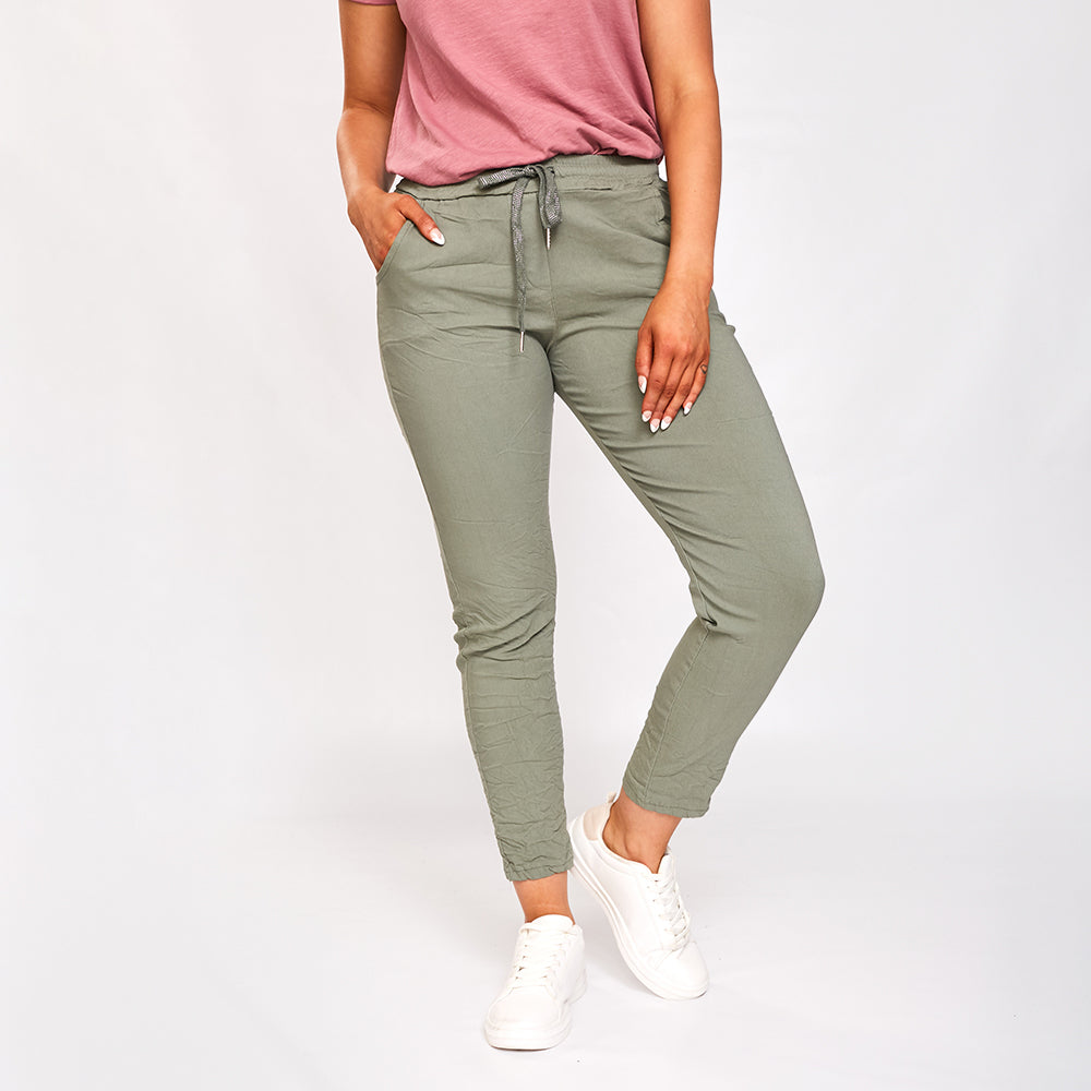 Charlie Relaxed Stretch Jogger (Khaki)