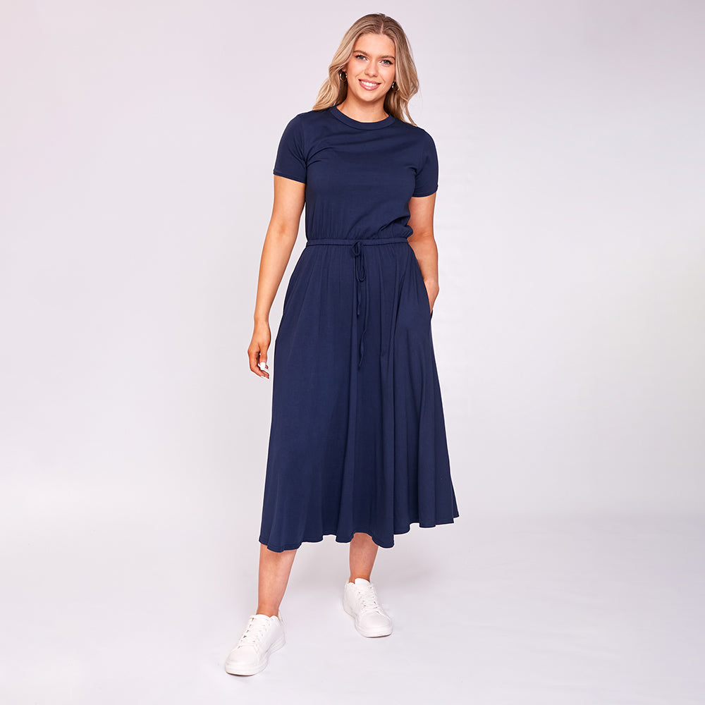 Piper Dress (Navy)