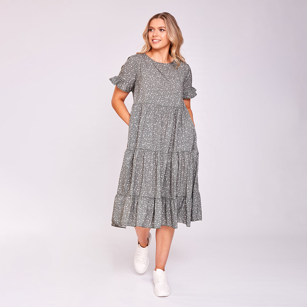 Cleo Dress (Olive)