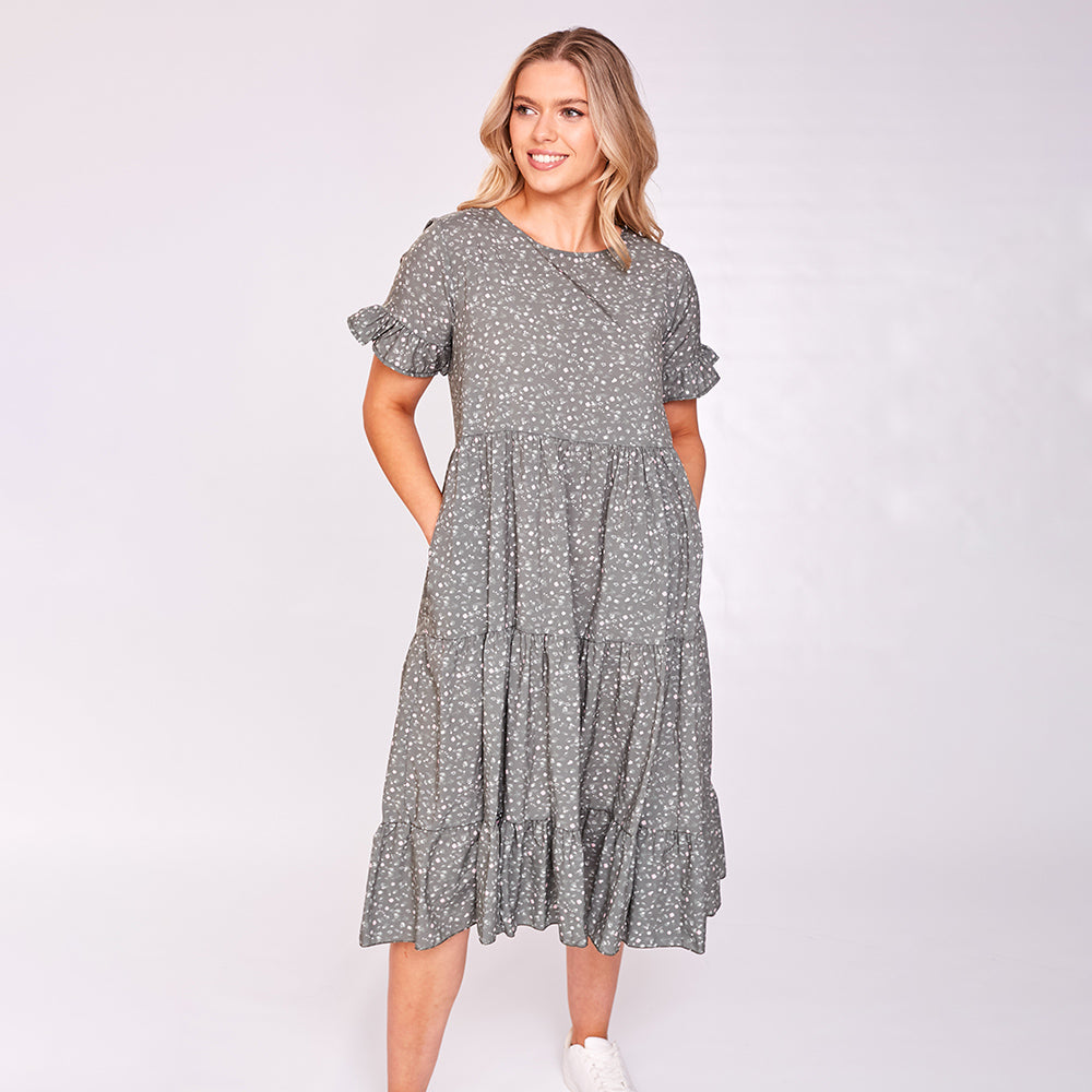 Cleo Dress (Olive)