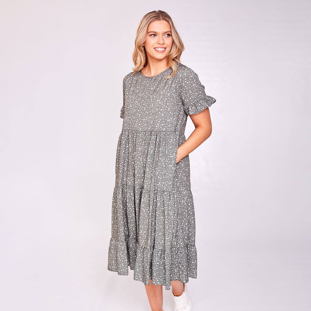 Cleo Dress (Olive)