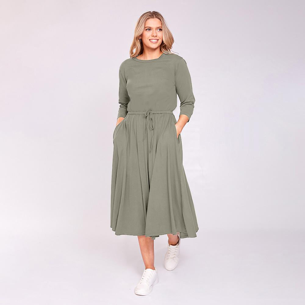 Gracie Dress (Khaki)