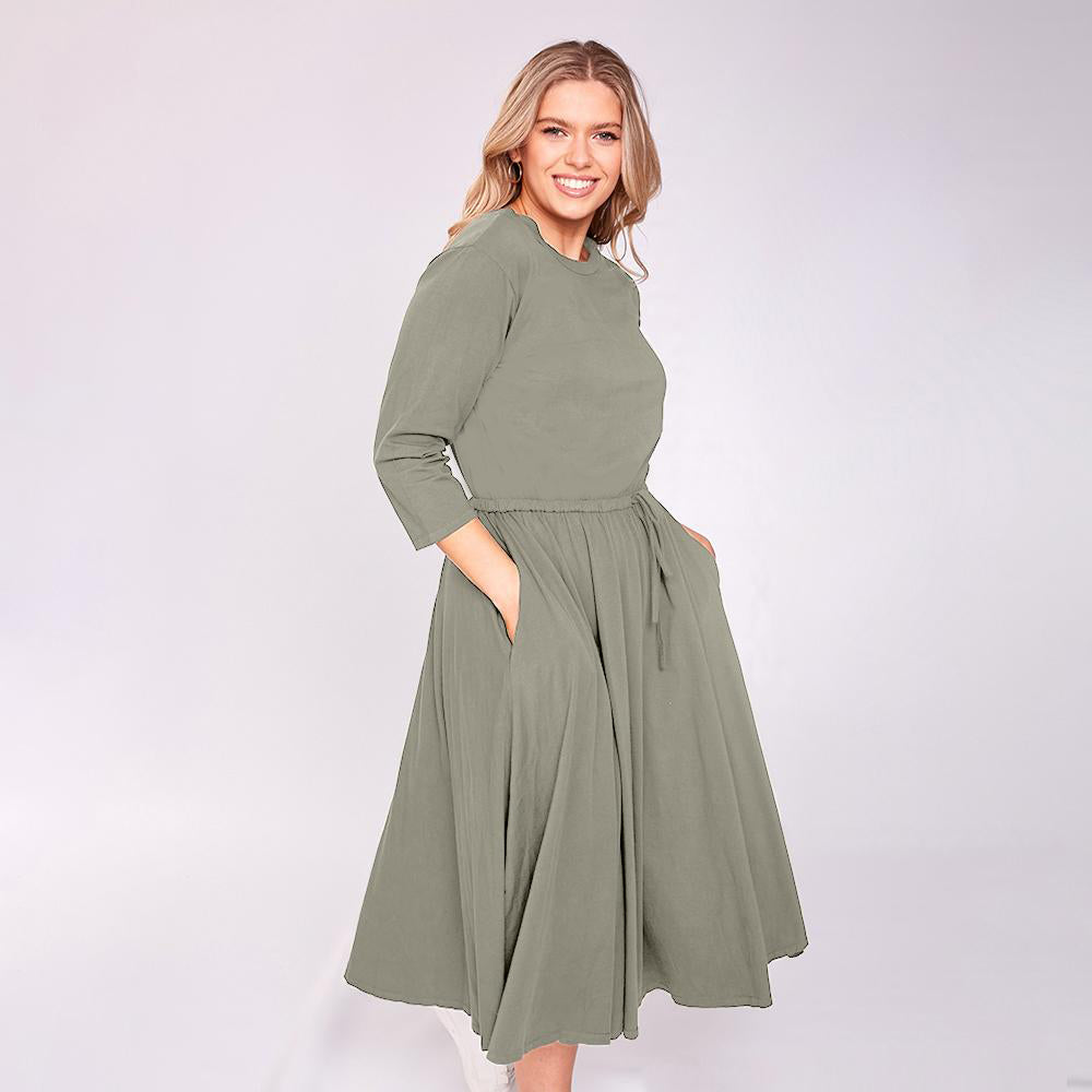 Gracie Dress (Khaki)