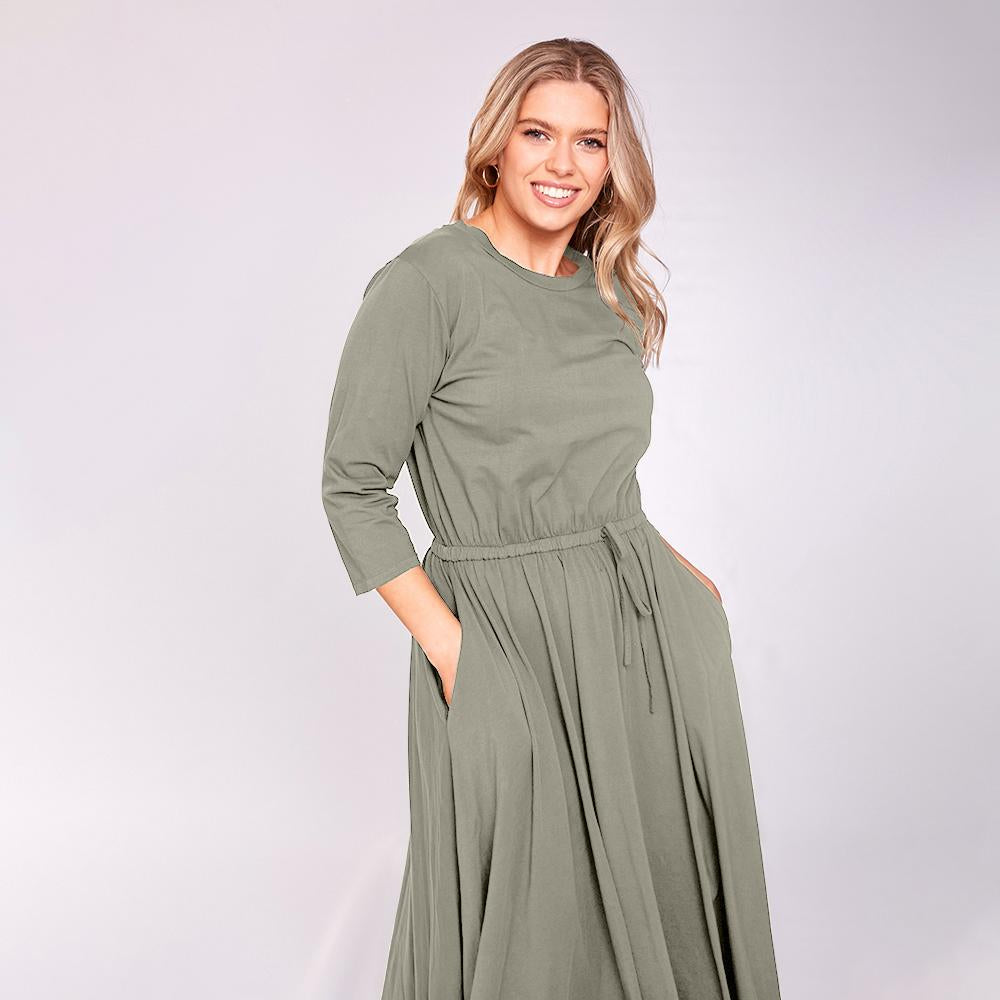 Gracie Dress (Khaki)