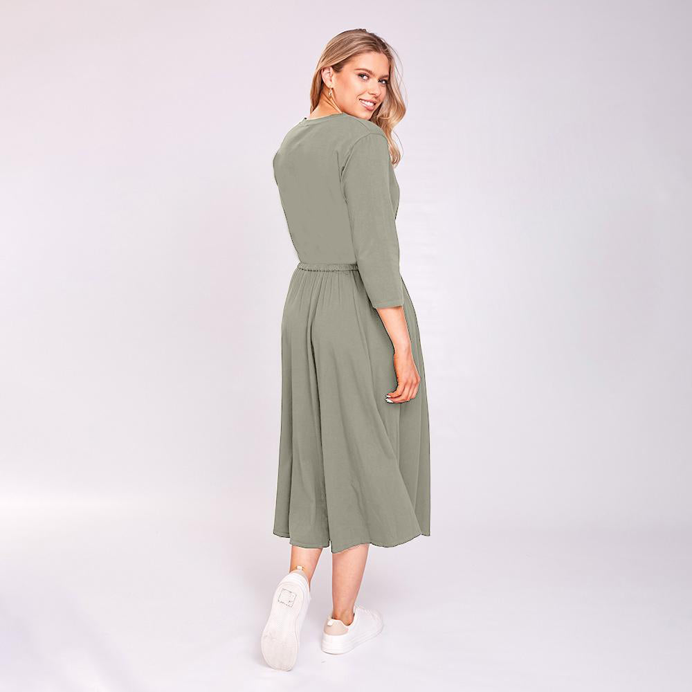 Gracie Dress (Khaki)