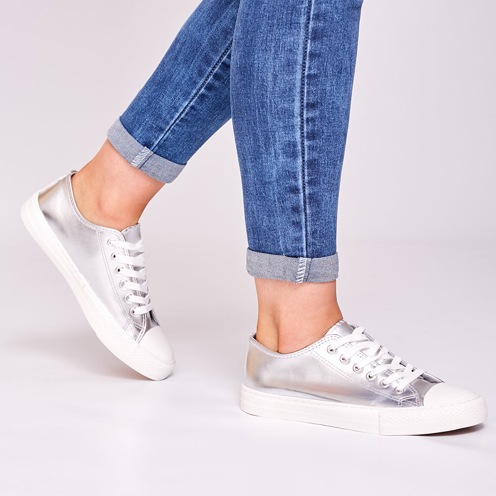 Kayla Trainers (Silver)