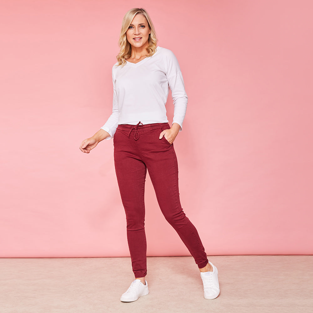 Tessa Trousers (Berry)