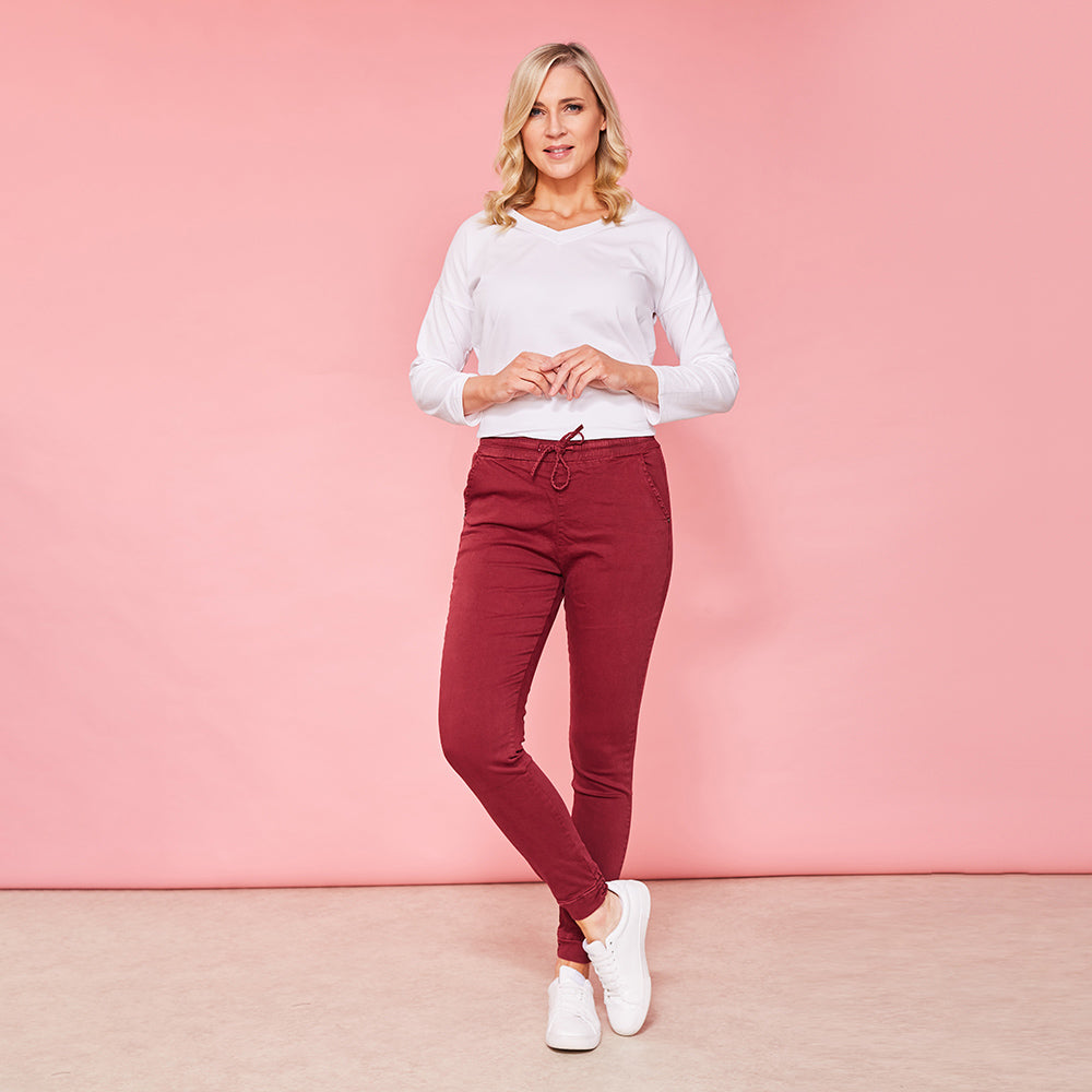 Tessa Trousers (Berry)