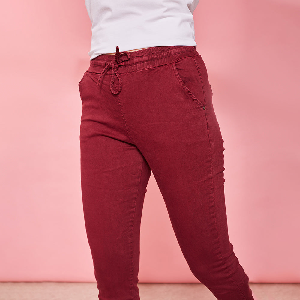 Tessa Trousers (Berry)