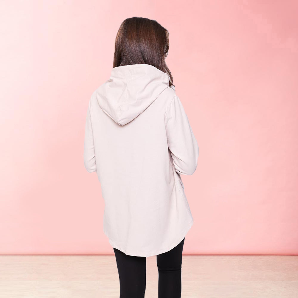 Aria Hoody (Beige) - The Casual Company