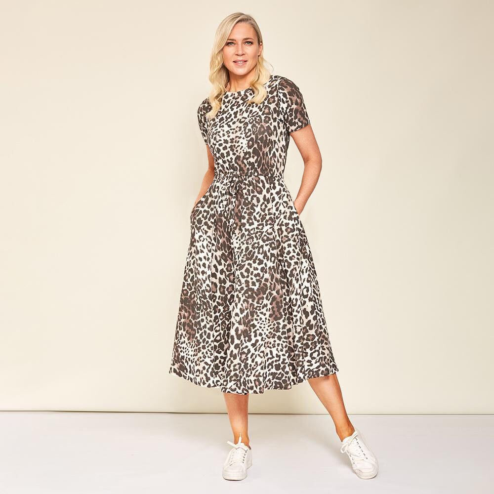 Piper Dress (Leopard)