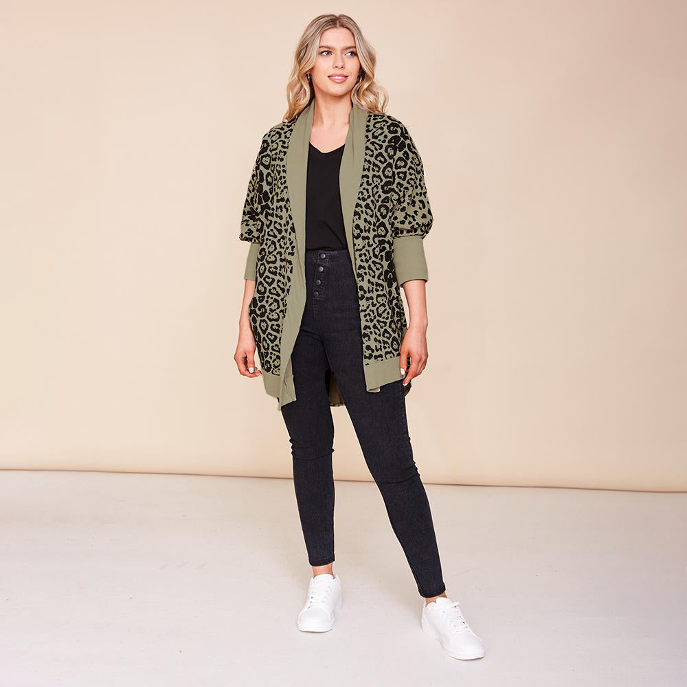 Maddie Cardigan (Khaki)