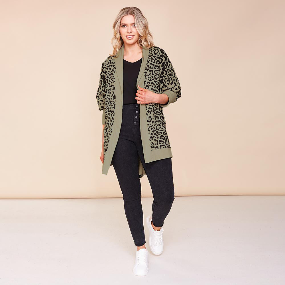 Maddie Cardigan (Khaki)