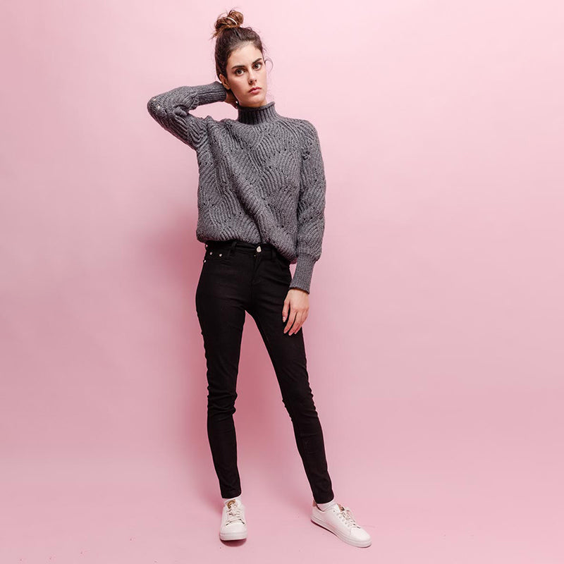 Hailey Stretch Trousers (Black)