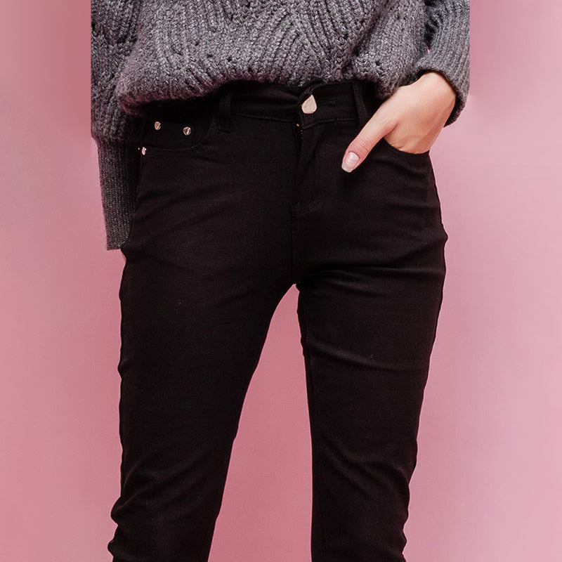 Hailey Stretch Trousers (Black)