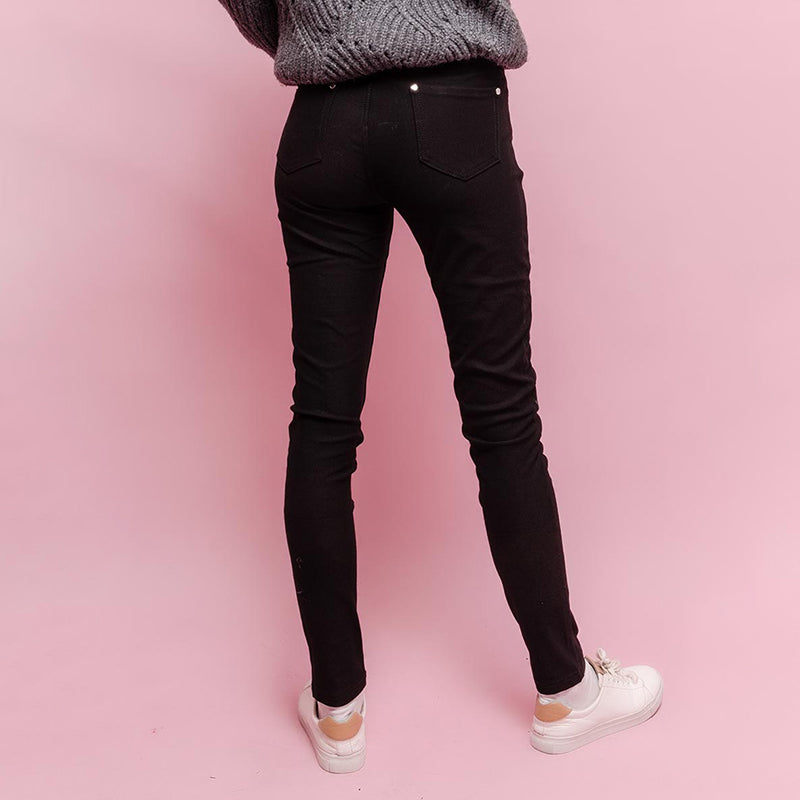 Hailey Stretch Trousers (Black)